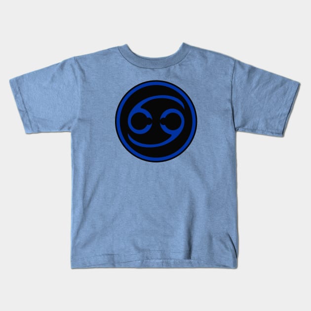 ZODIAC SERIES: CANCER Kids T-Shirt by inksquirt